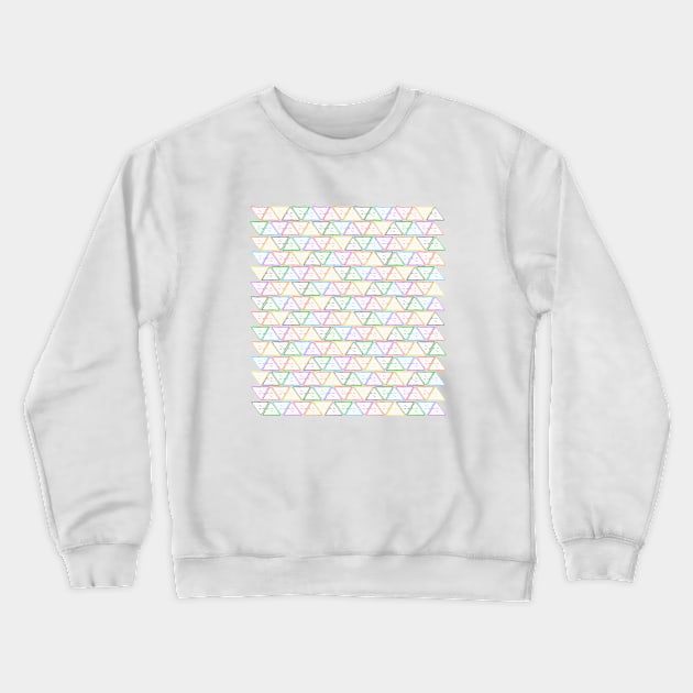 Triangle punpun pattern Crewneck Sweatshirt by Milewq